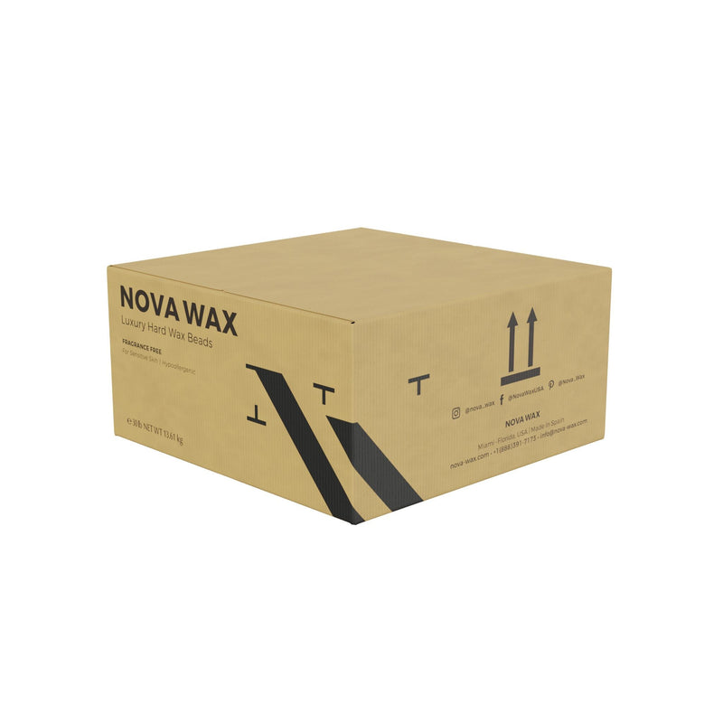 Nova Hard Wax Beads - 30lb Case (Fragrance Free)